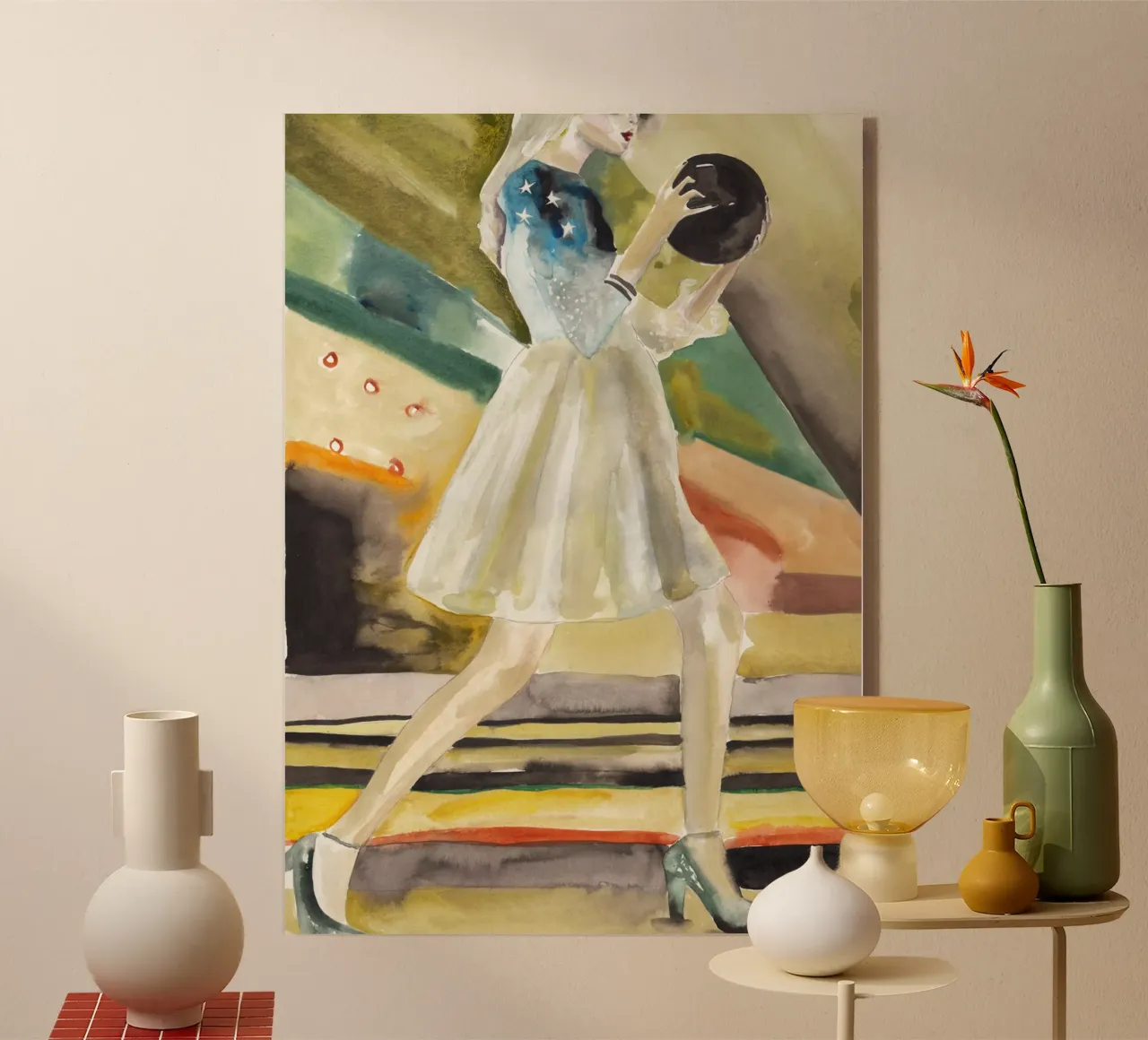 Won it in a Bowling Comp plexiglass da Victoria Verbaan