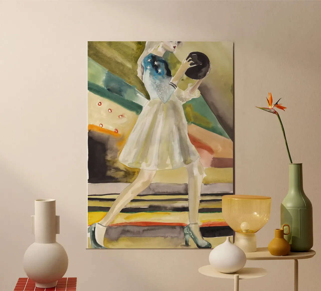 Won it in a Bowling Comp poster da Victoria Verbaan