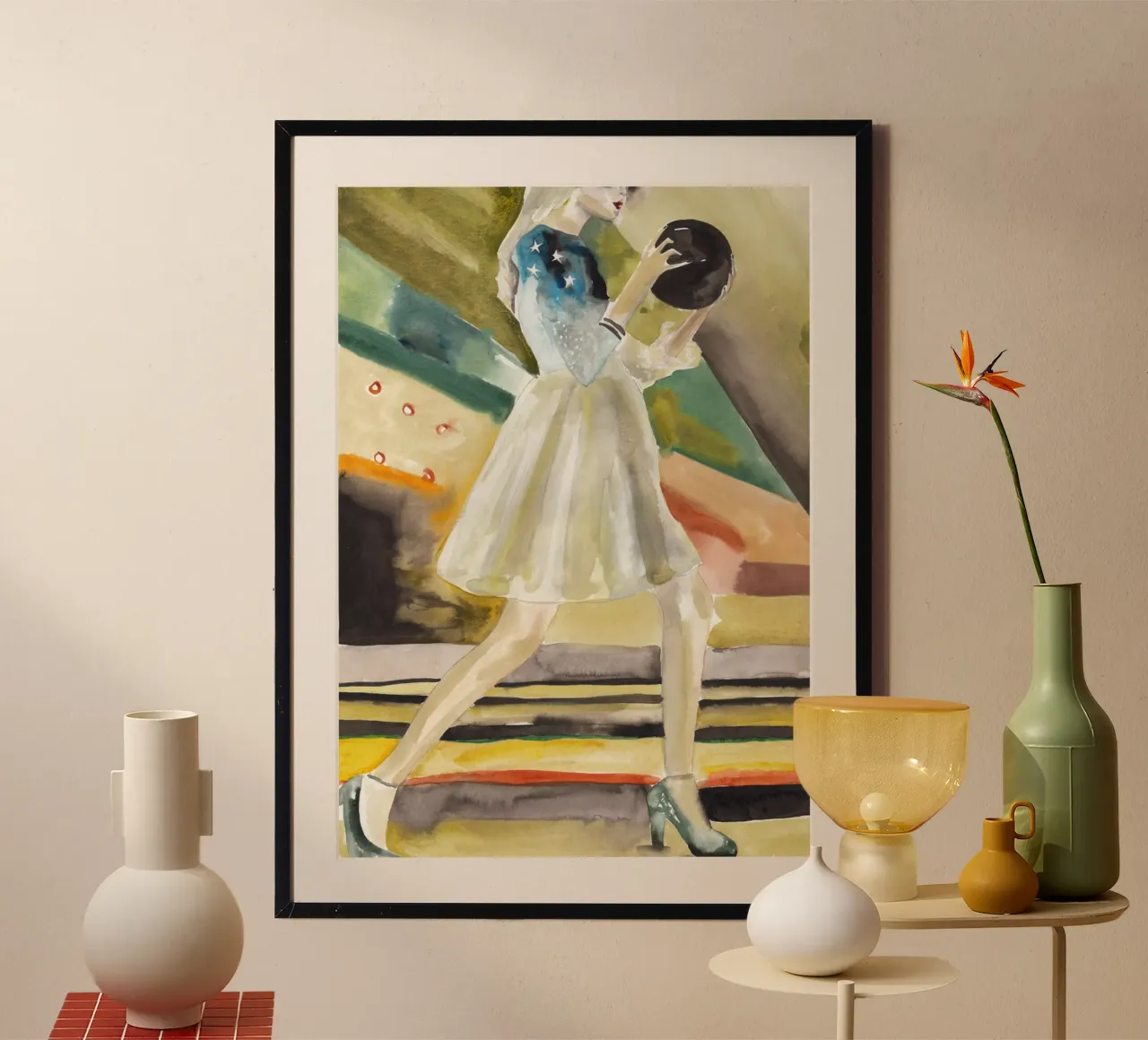 Won it in a Bowling Comp poster da Victoria Verbaan