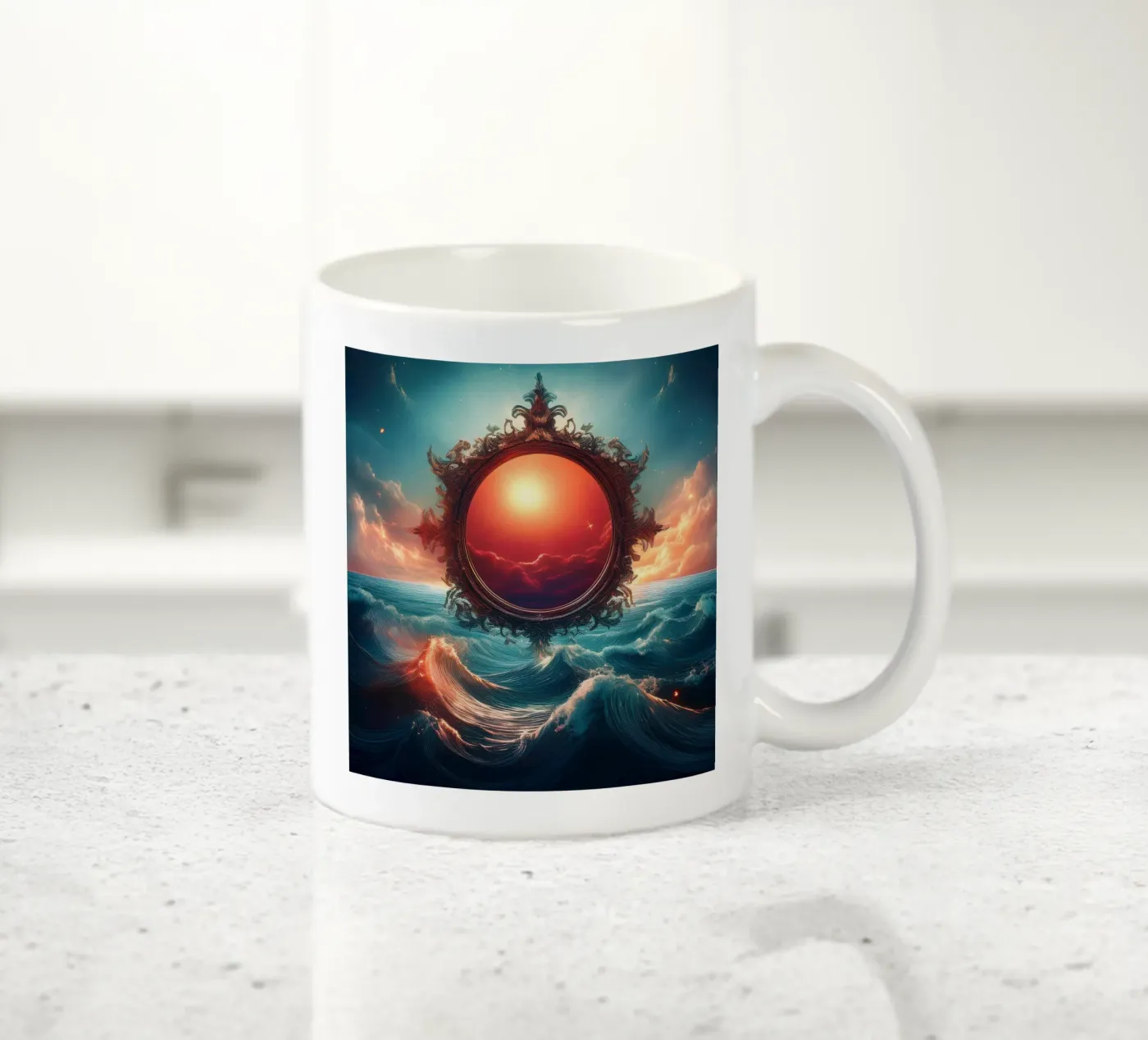 sun 1 ceramic mug by kimmindmuse