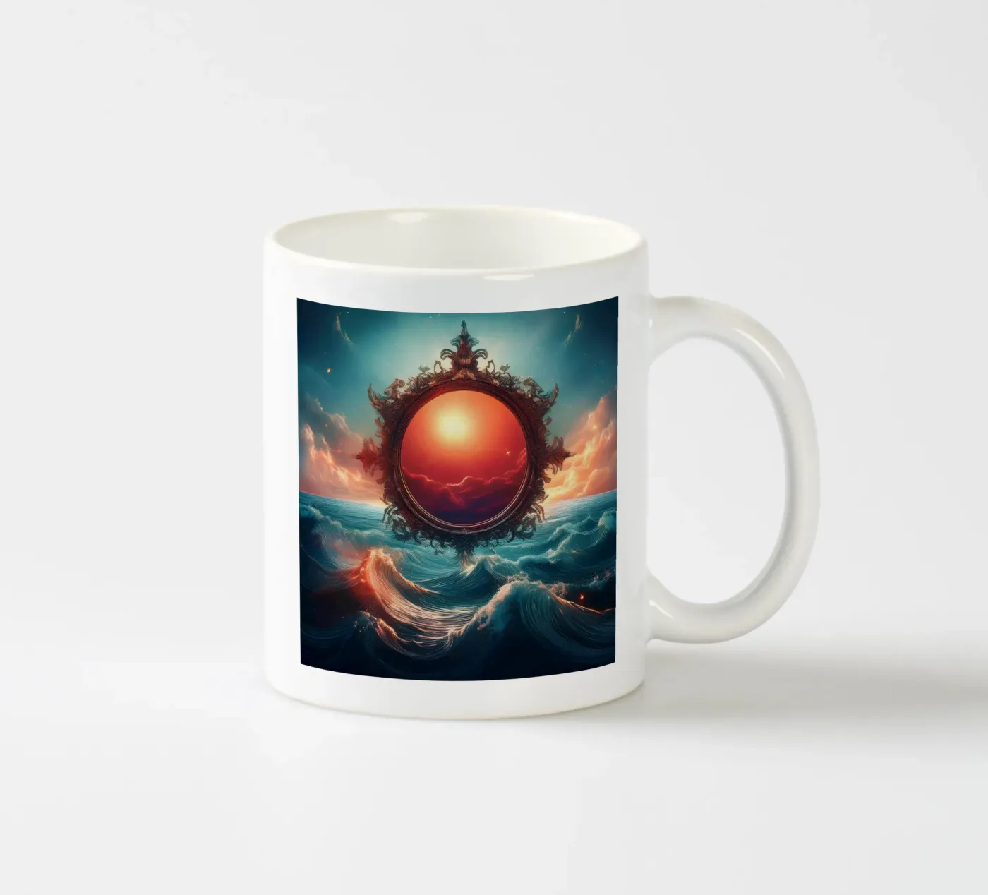 sun 1 ceramic mug by kimmindmuse