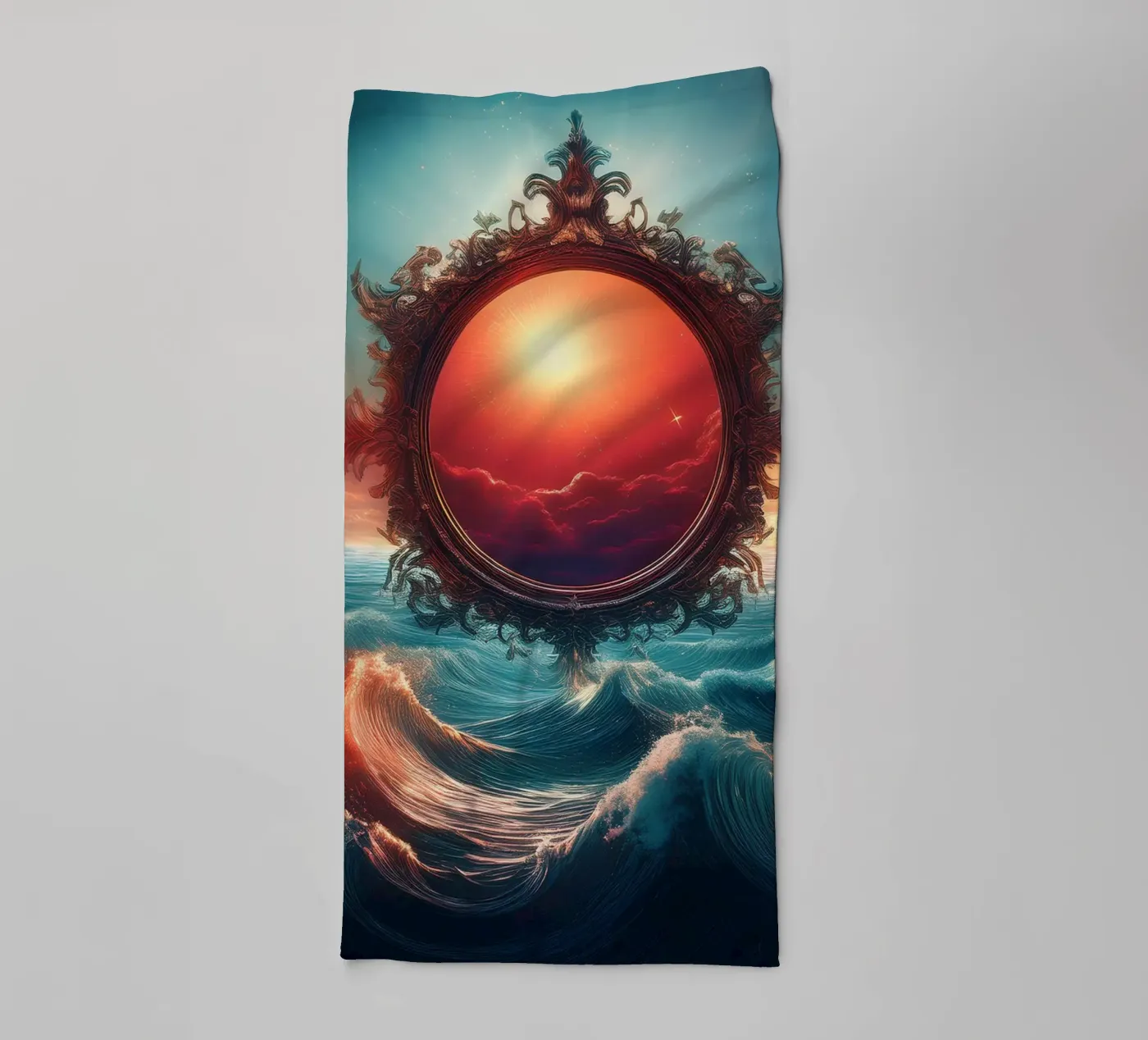 sun 1 towel by kimmindmuse