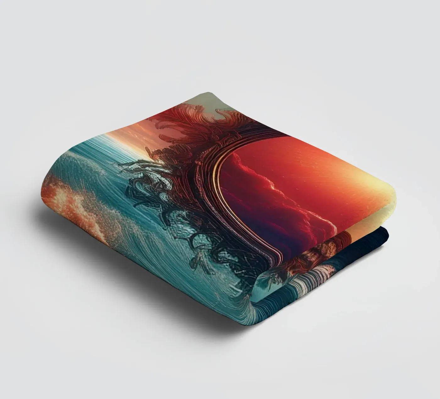 sun 1 towel by kimmindmuse