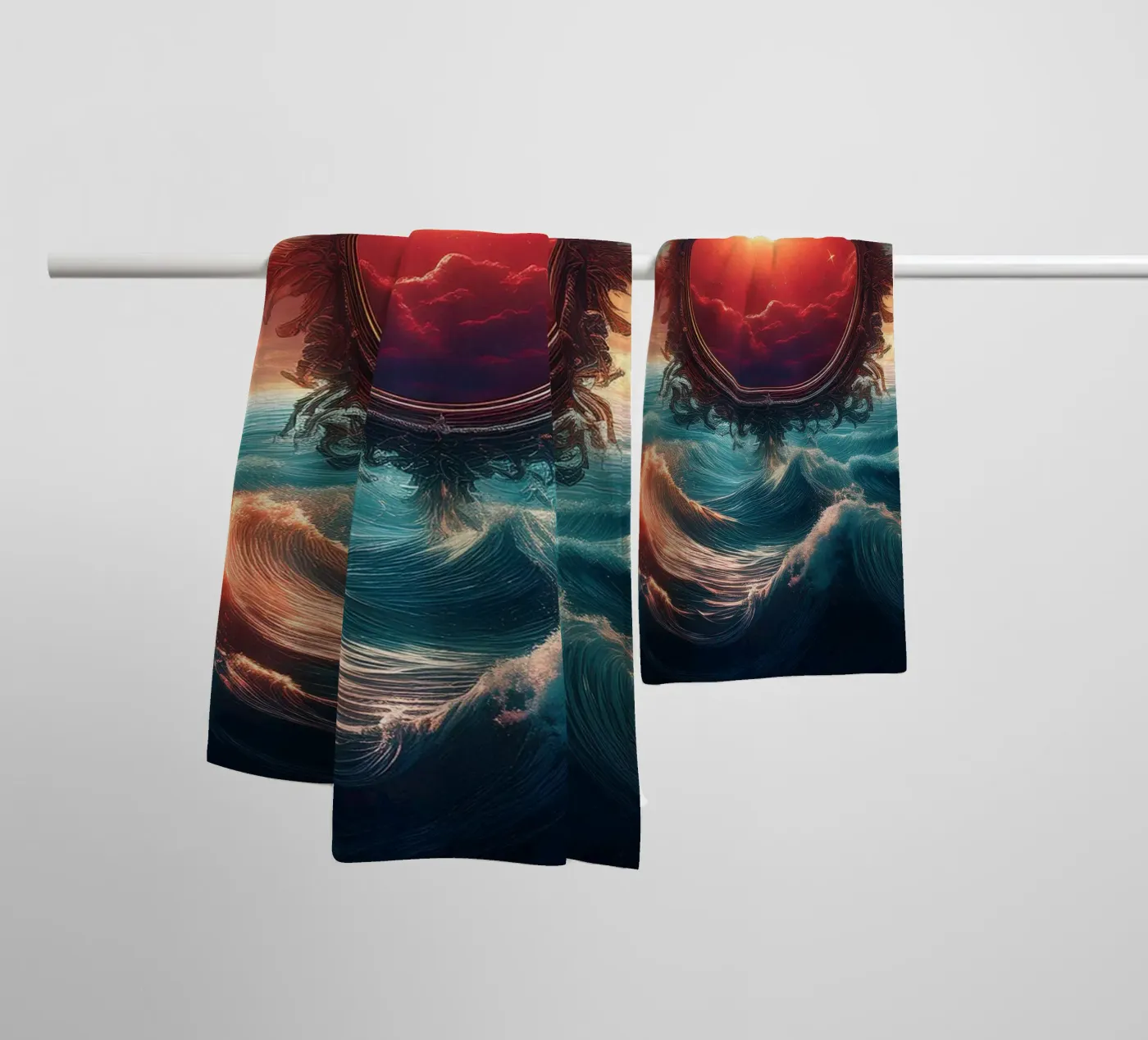 sun 1 towel by kimmindmuse