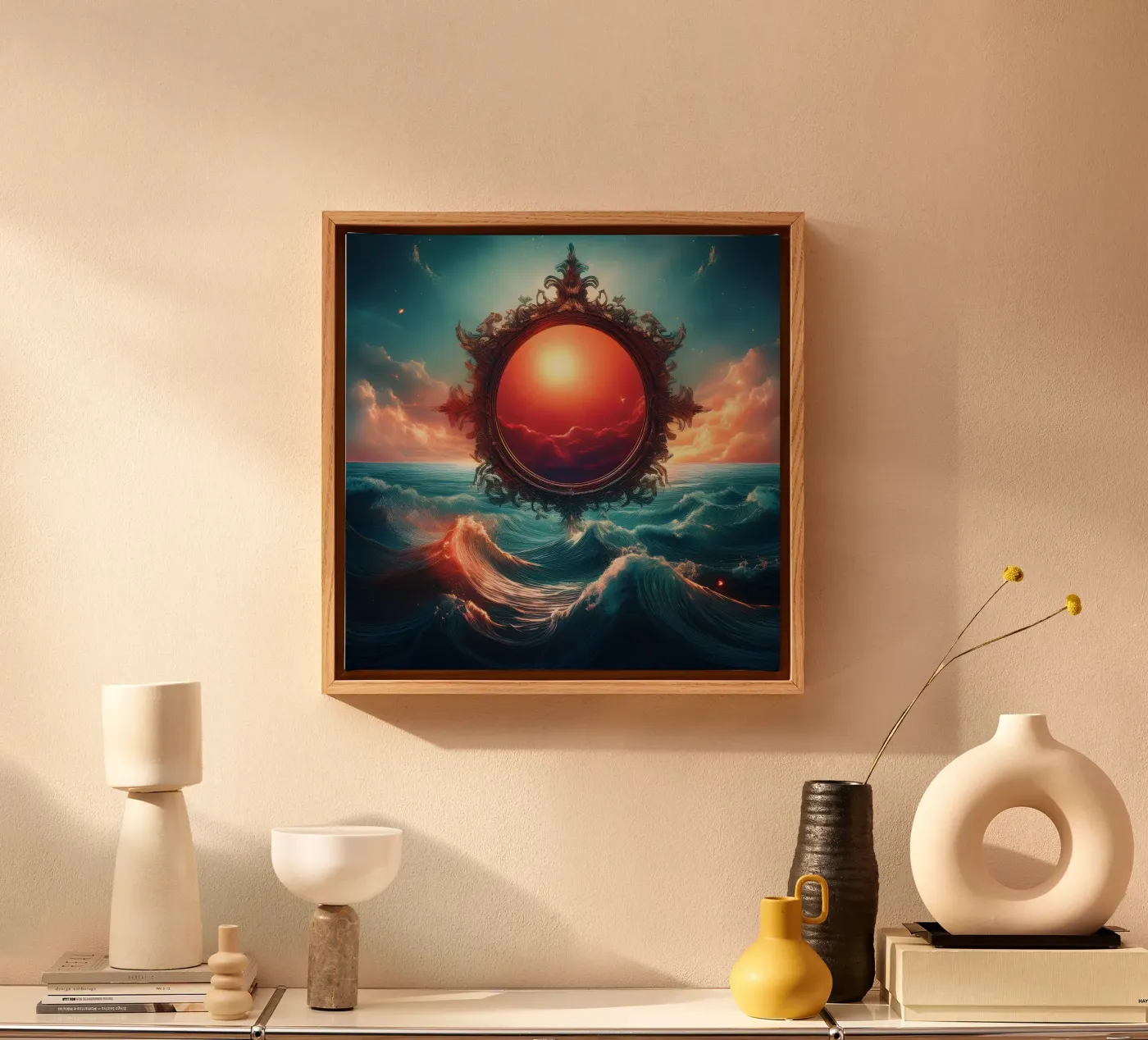 sun 1 canvas by kimmindmuse