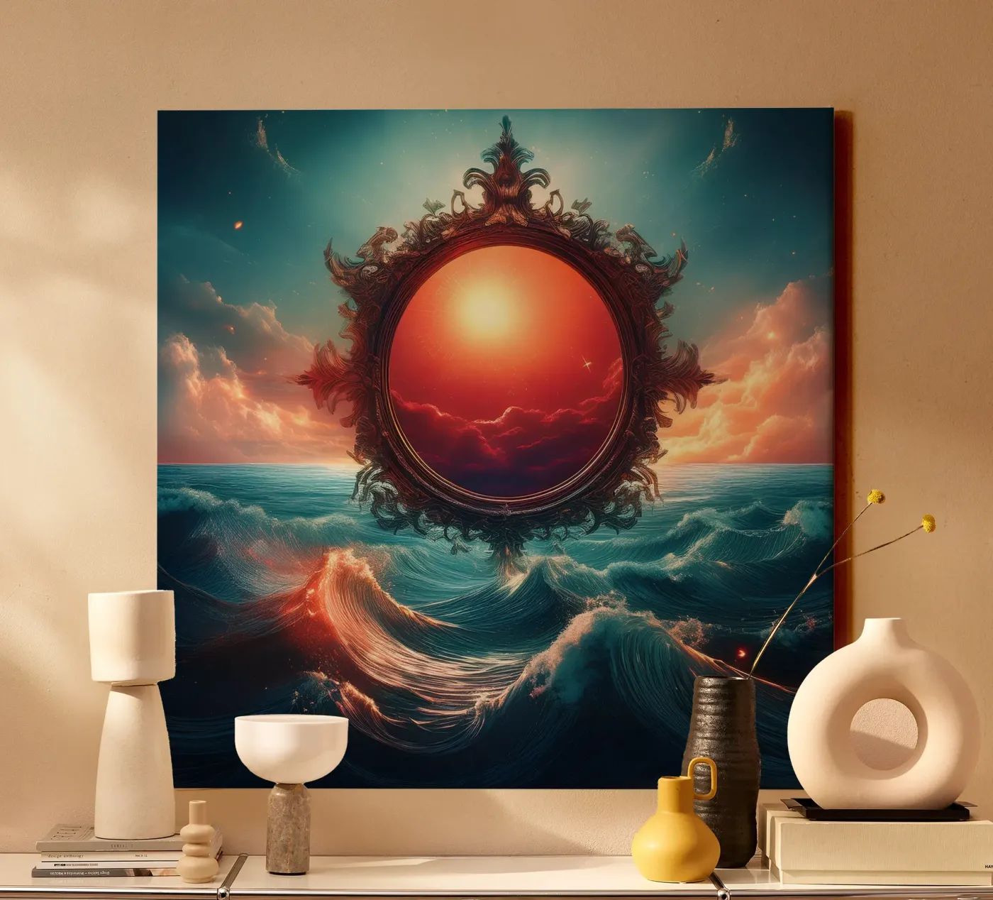 sun 1 canvas by kimmindmuse