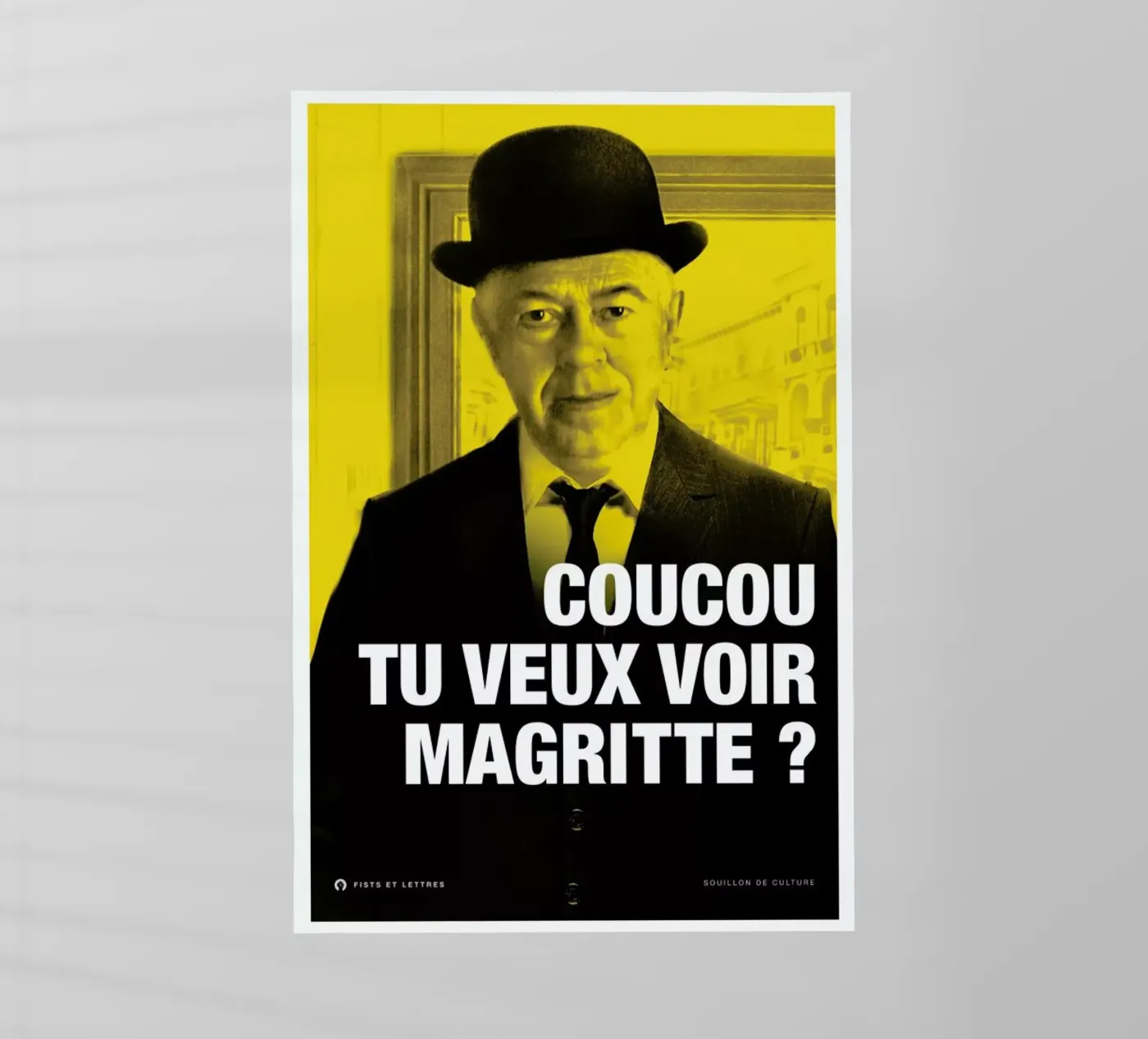 Magritte pellicola backlit da Fists Et Lettres