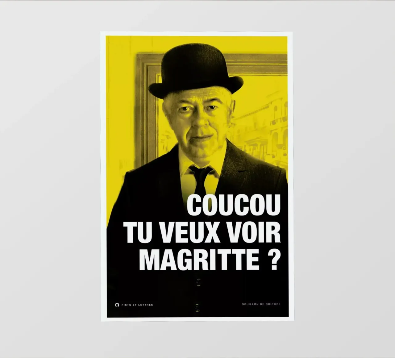 Magritte pellicola backlit da Fists Et Lettres