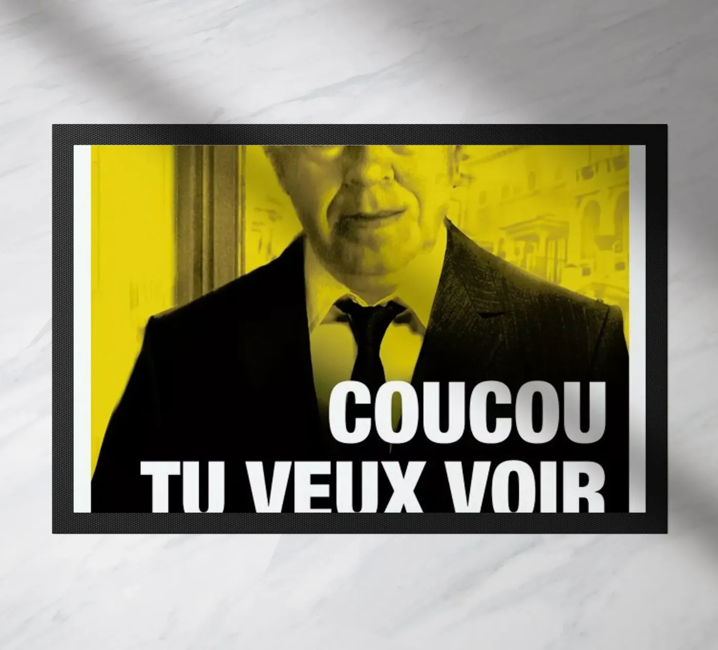 Magritte doormat by Fists Et Lettres