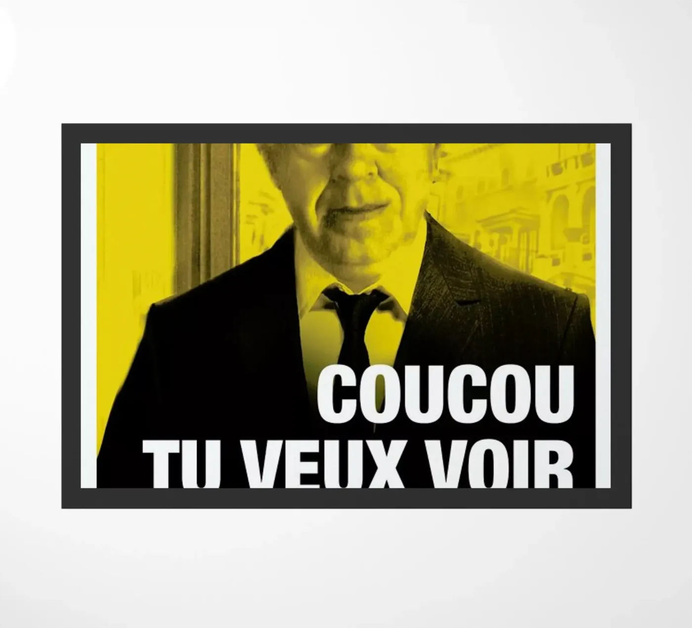 Magritte doormat by Fists Et Lettres