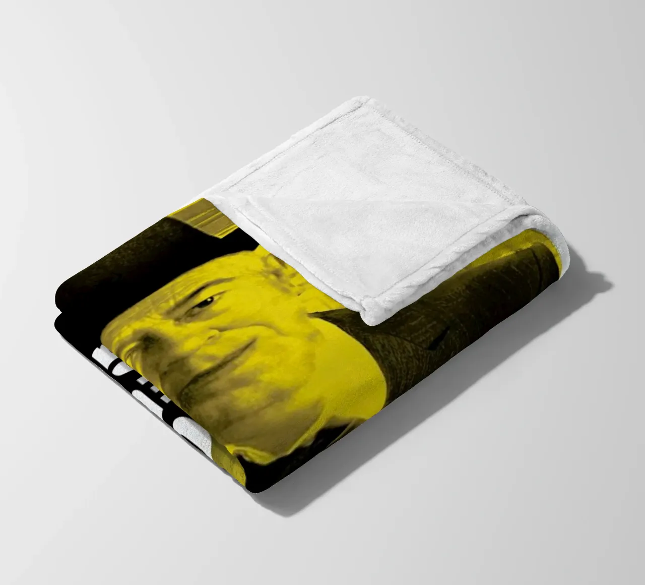 Magritte fleece blanket by Fists Et Lettres