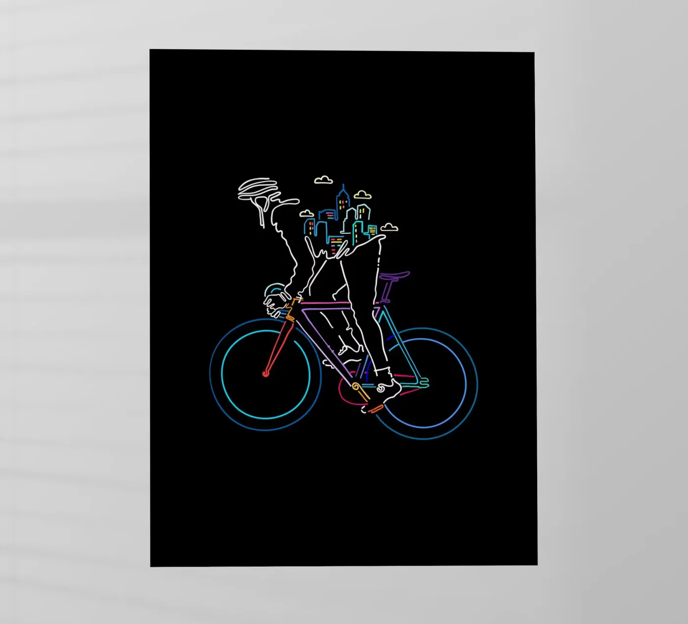 Il pendolare pellicola backlit da The Cyclist