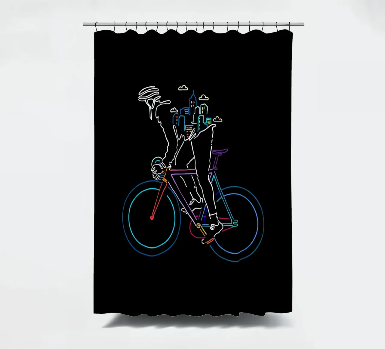 Il pendolare tenda da doccia da The Cyclist