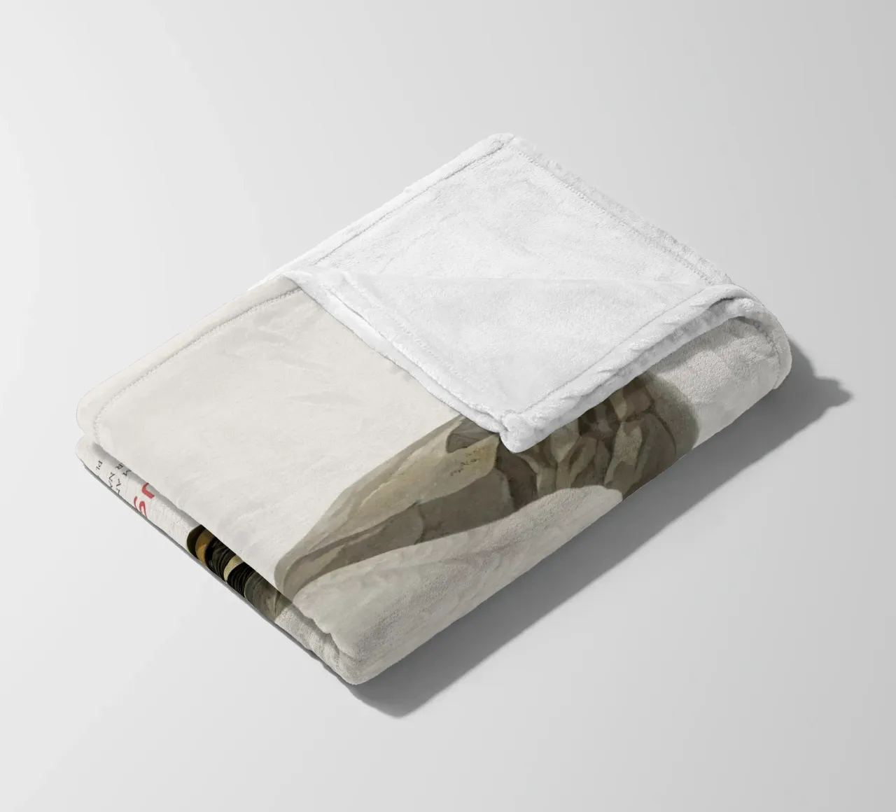 Cigno urlatore o Cygnus cygnus coperta in pile da Vintagrafica