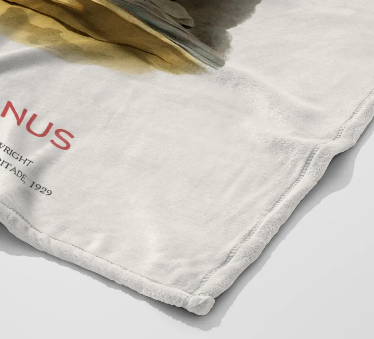 Cigno urlatore o Cygnus cygnus coperta in pile da Vintagrafica