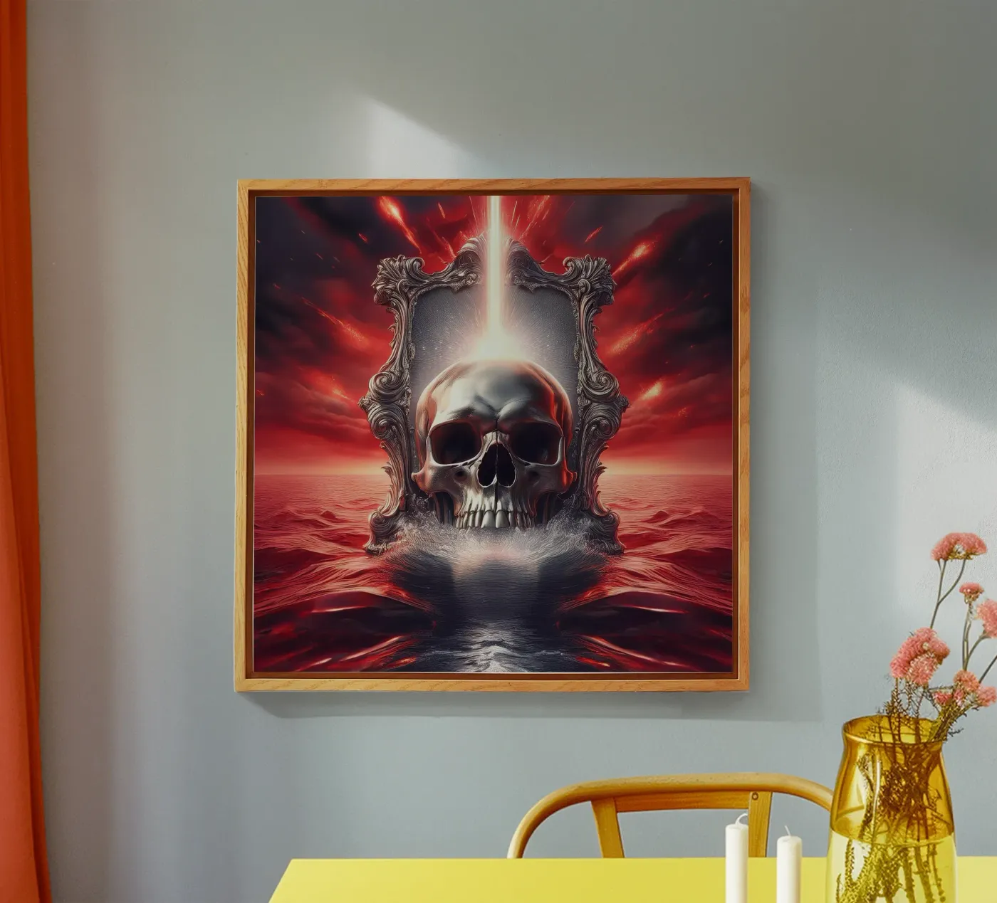 skull 1 Acryl-Glas von kimmindmuse