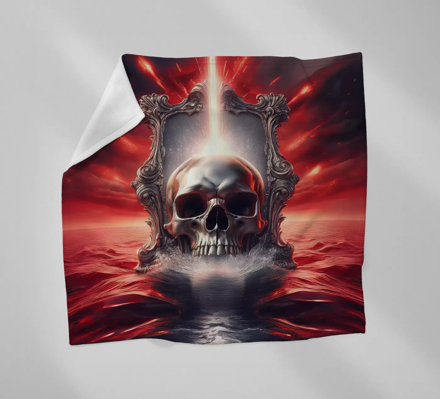 skull 1 Fleecedecke von kimmindmuse