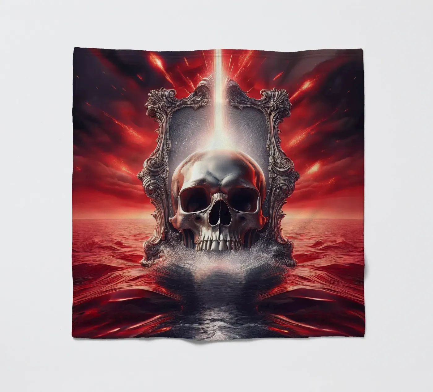 skull 1 Fleecedecke von kimmindmuse