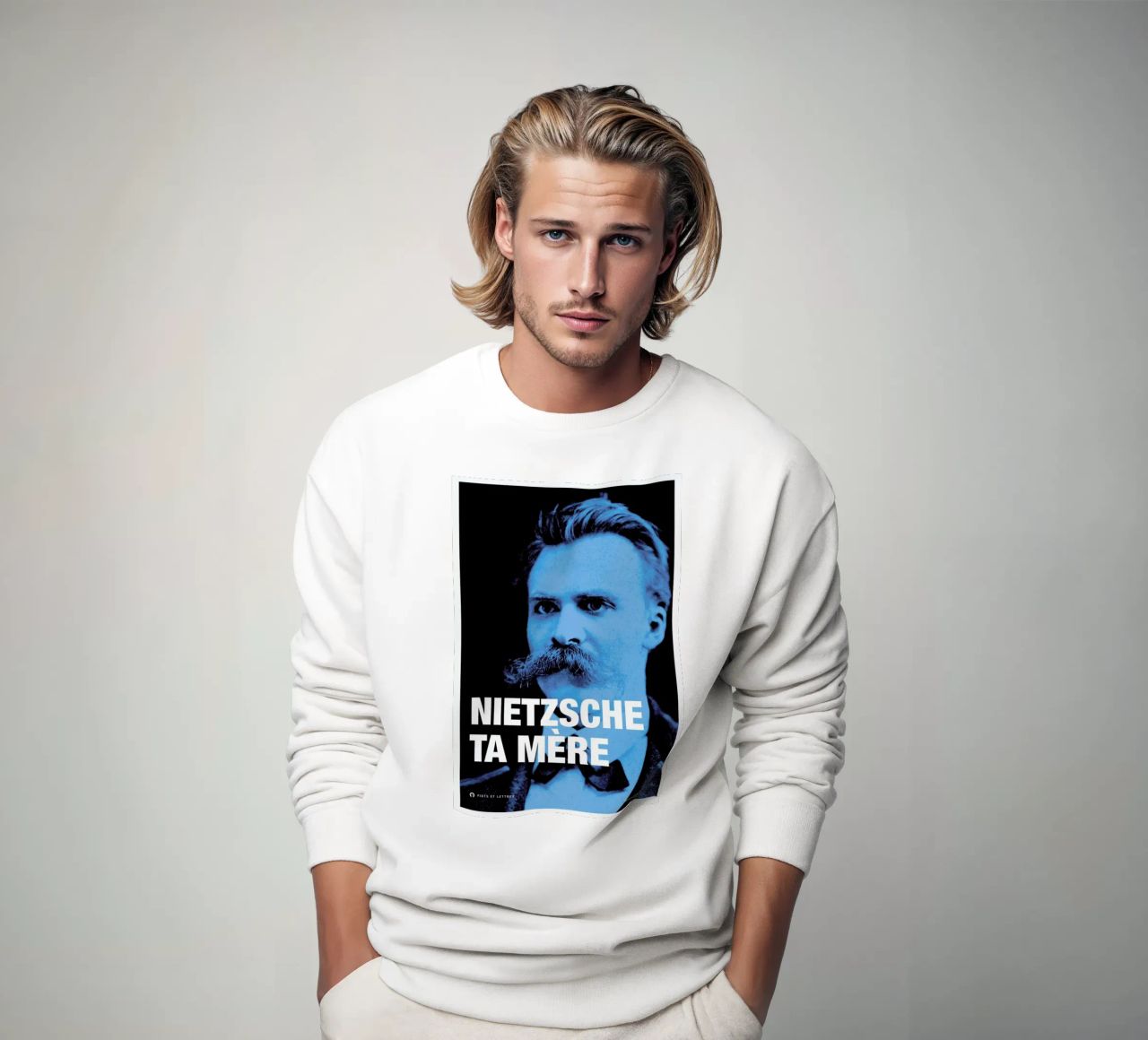 Nietzsche felpa da Fists Et Lettres