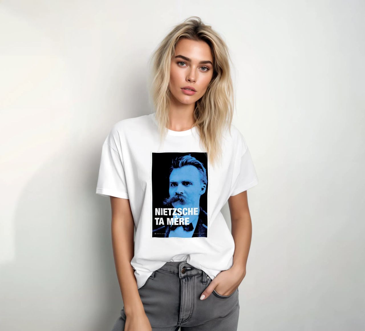 Nietzsche t-shirt da Fists Et Lettres