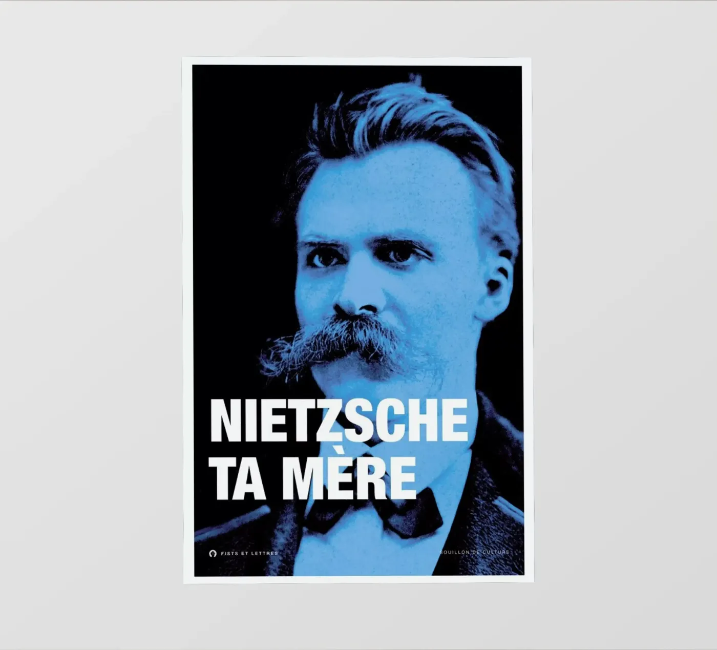 Nietzsche pellicola backlit da Fists Et Lettres