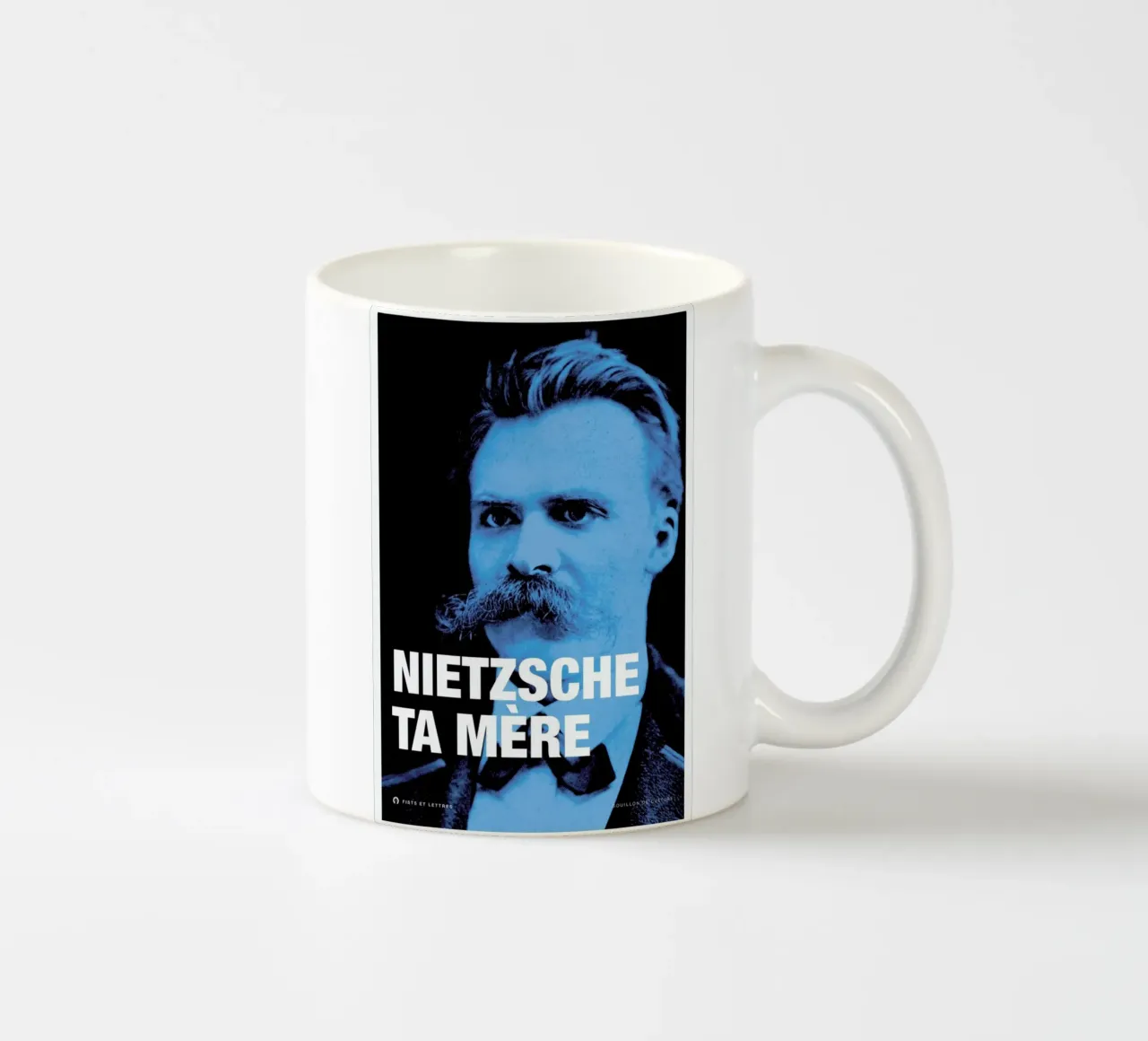 Nietzsche tazza in ceramica da Fists Et Lettres