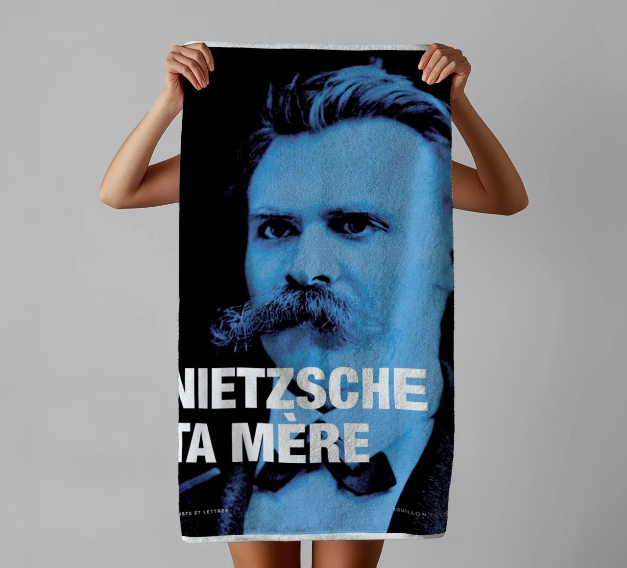 Nietzsche asciugamano da bagno da Fists Et Lettres