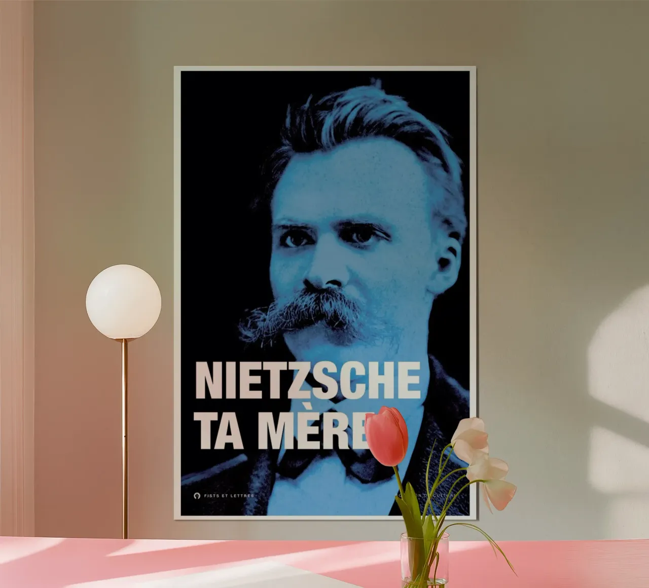 Nietzsche poster by Fists Et Lettres