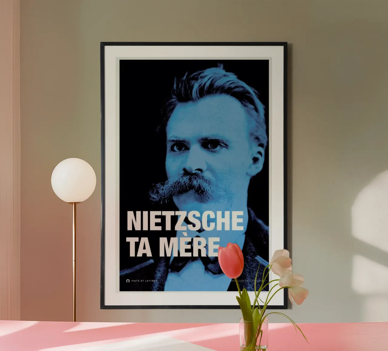 Nietzsche poster da Fists Et Lettres