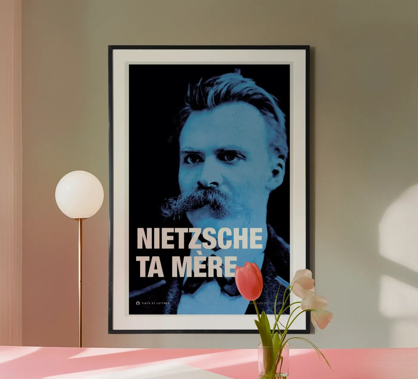 Nietzsche poster by Fists Et Lettres