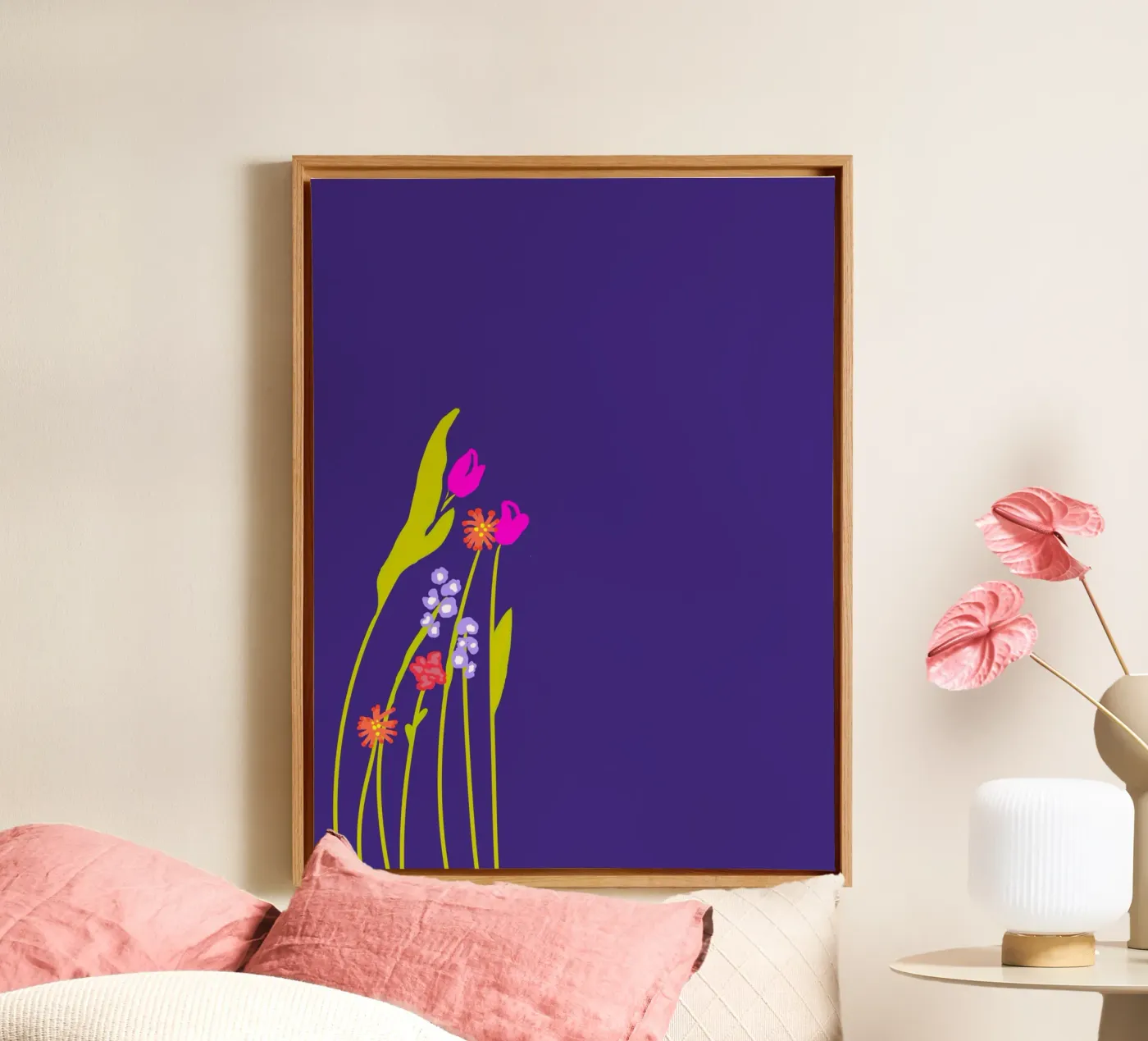 Bloom canvas van Simplicity