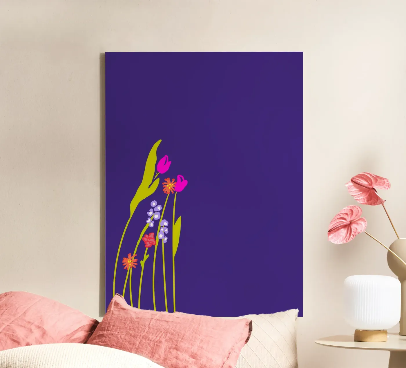 Bloom canvas van Simplicity