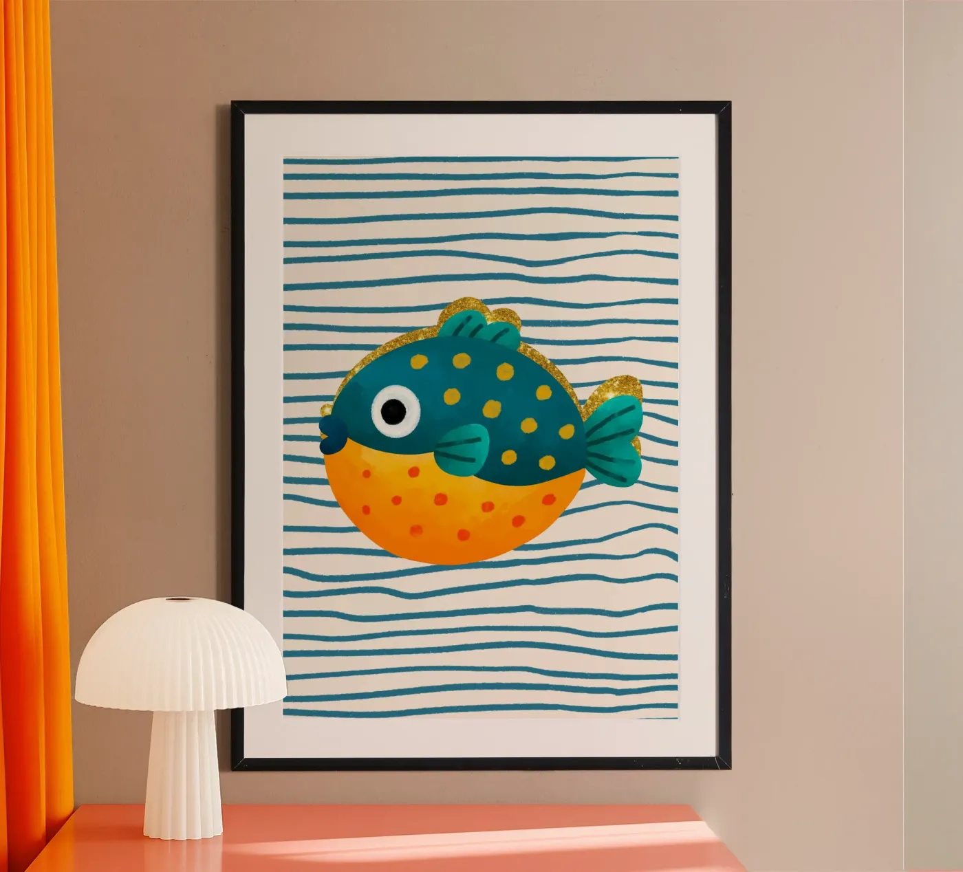 Fish Poster von Funkydays