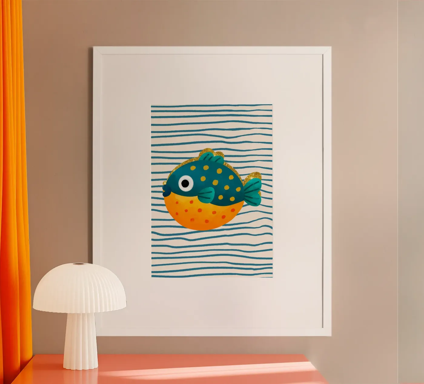 Fish Poster von Funkydays