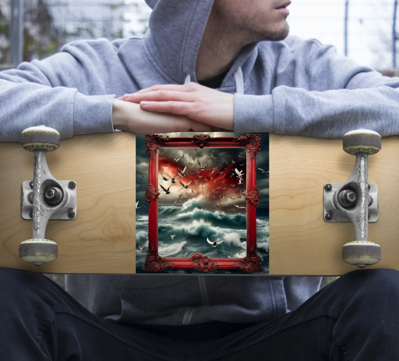 stormachtig sticker van kimmindmuse