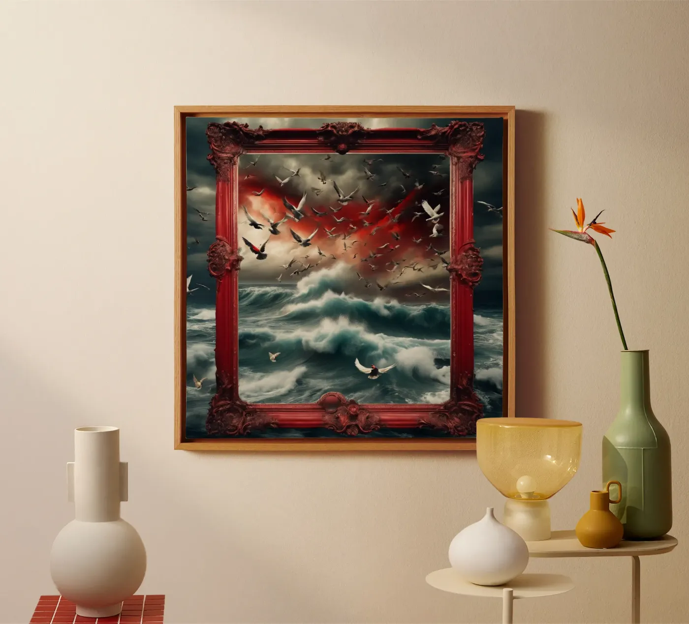 stormy canvas by kimmindmuse