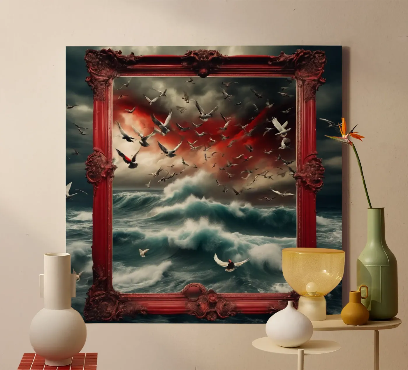 stormy canvas by kimmindmuse