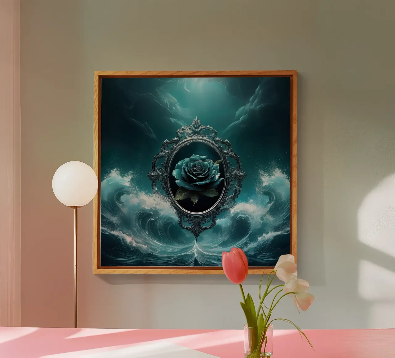 rosa nera 1 plexiglass da kimmindmuse