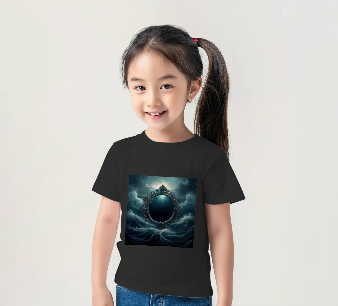 specchio t-shirt bambini da kimmindmuse