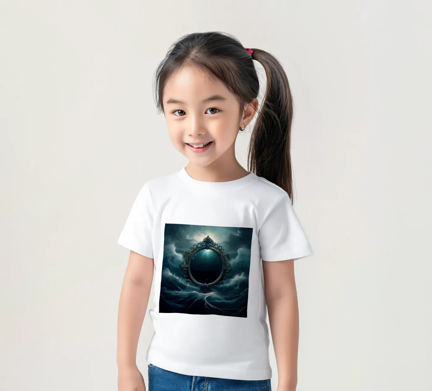 specchio t-shirt bambini da kimmindmuse
