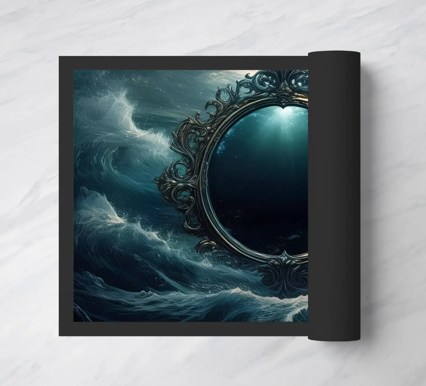 mirror doormat by kimmindmuse