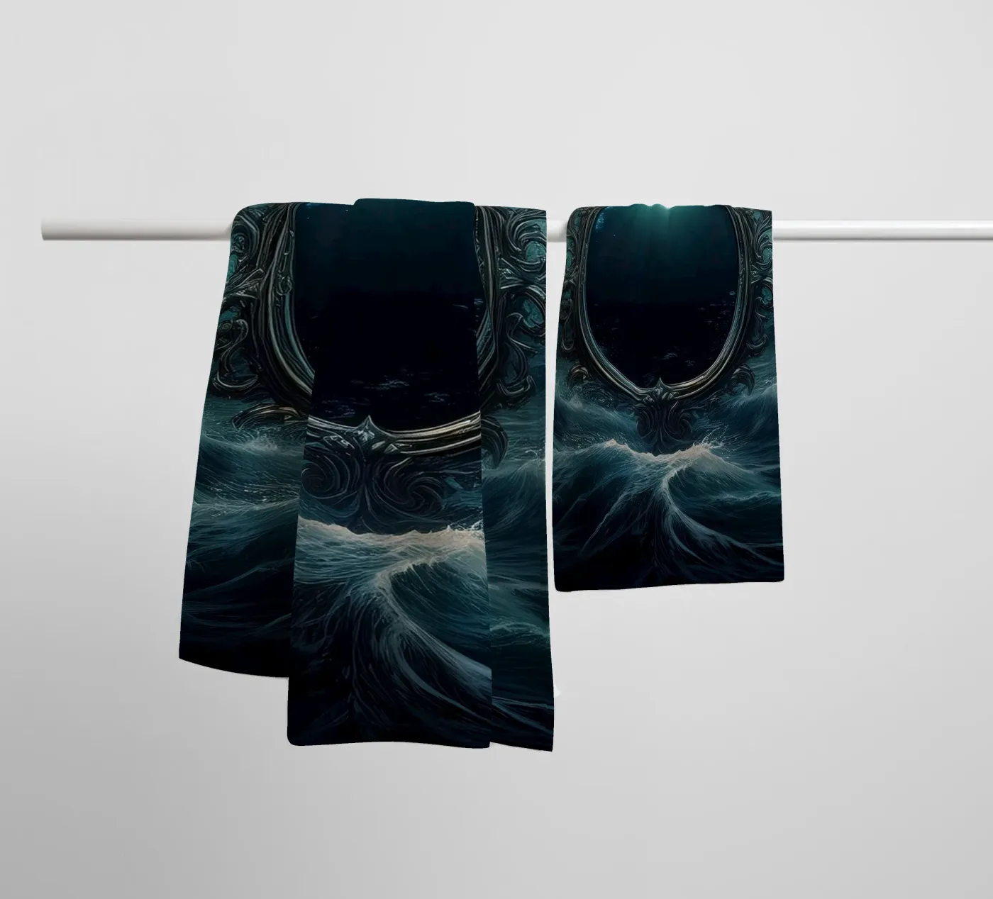 mirror towel by kimmindmuse