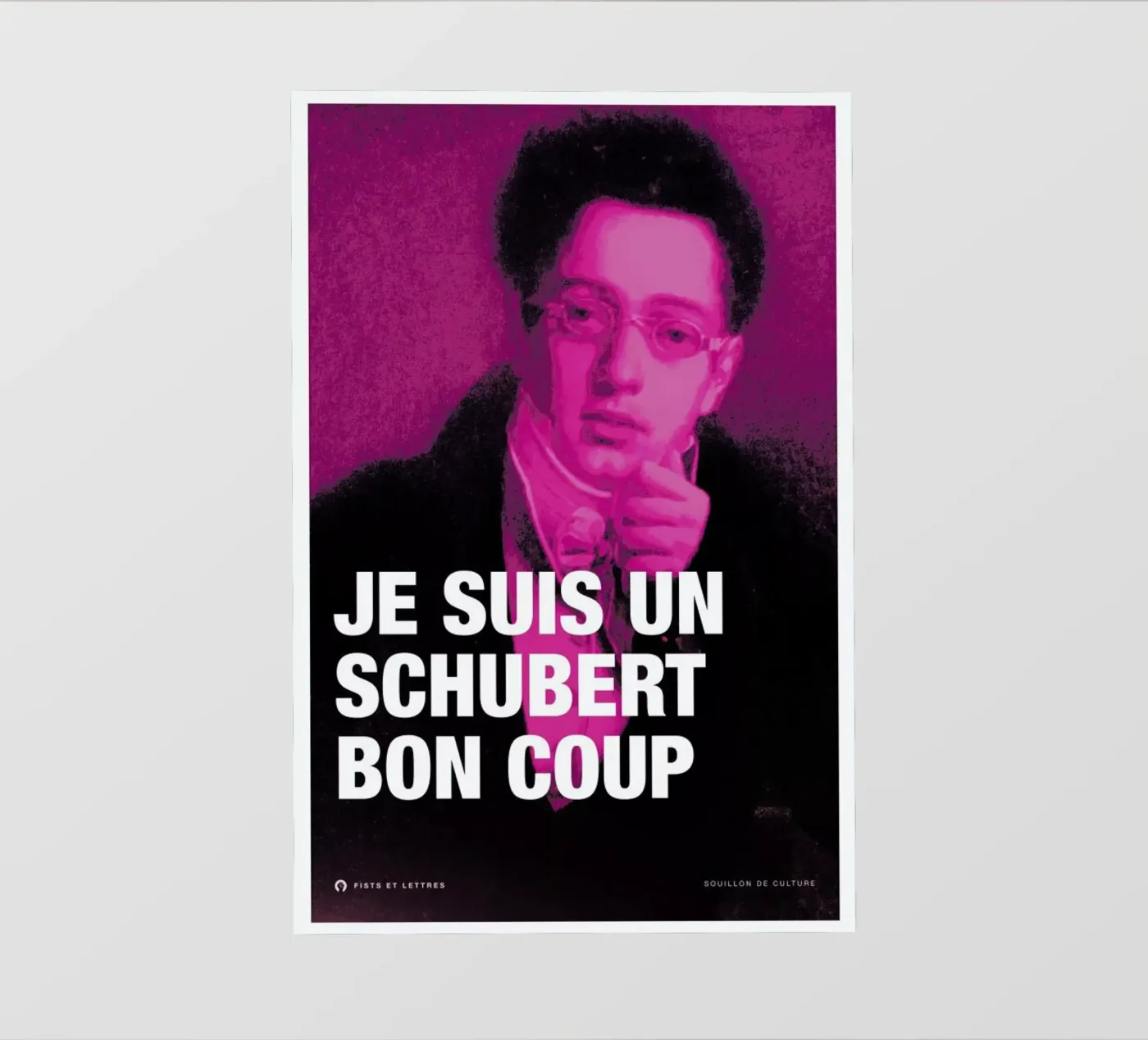 Schubert backlit folie van Fists Et Lettres