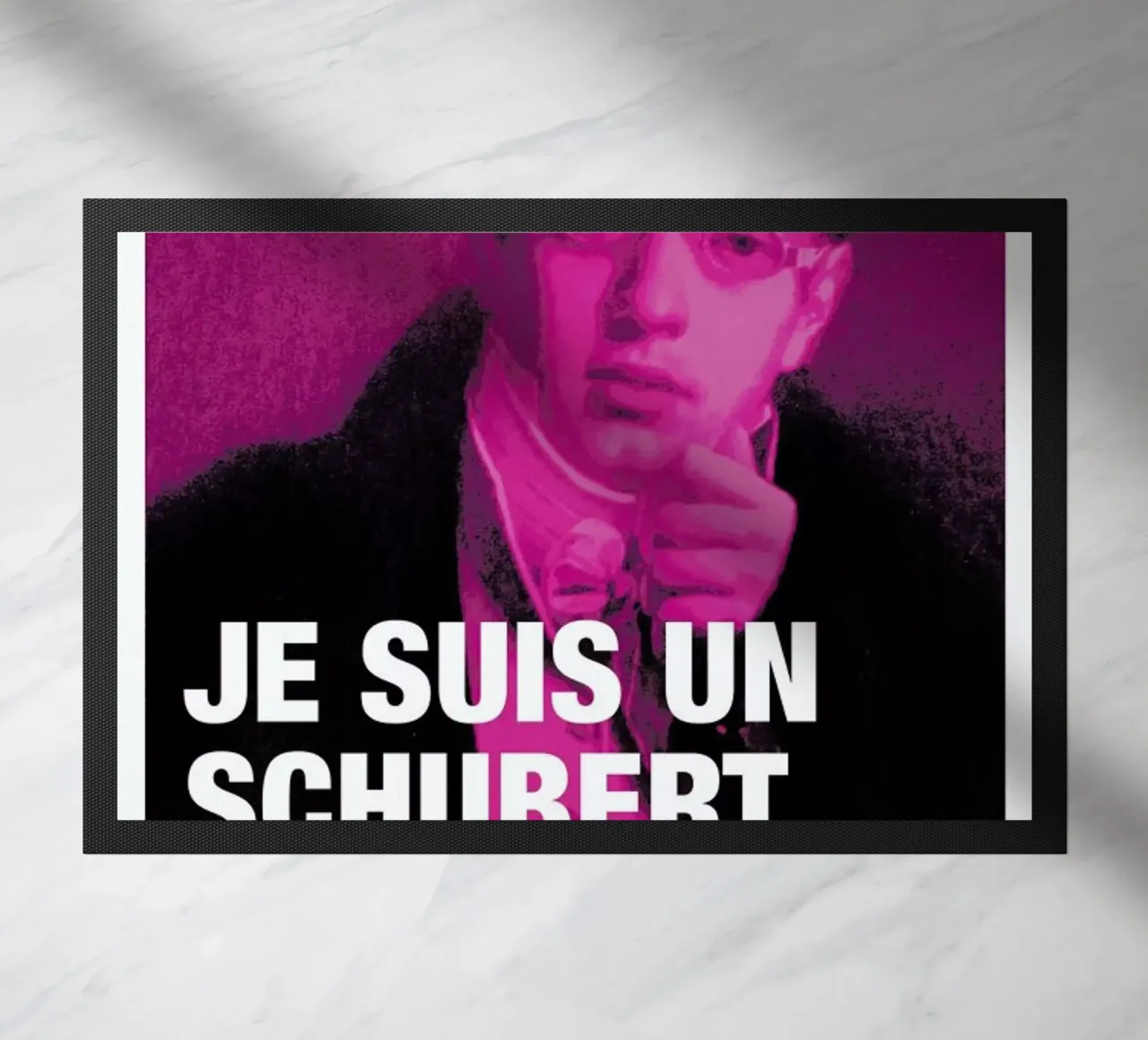 Schubert doormat by Fists Et Lettres