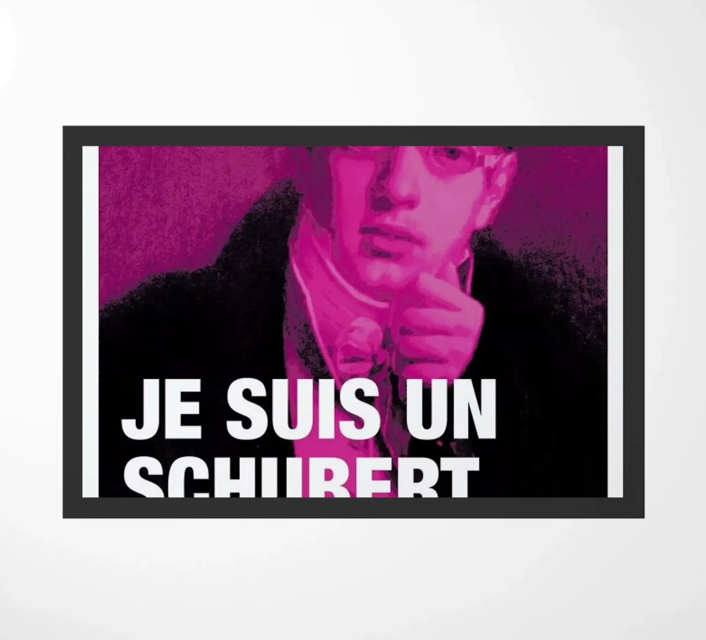 Schubert paillasson de Fists Et Lettres