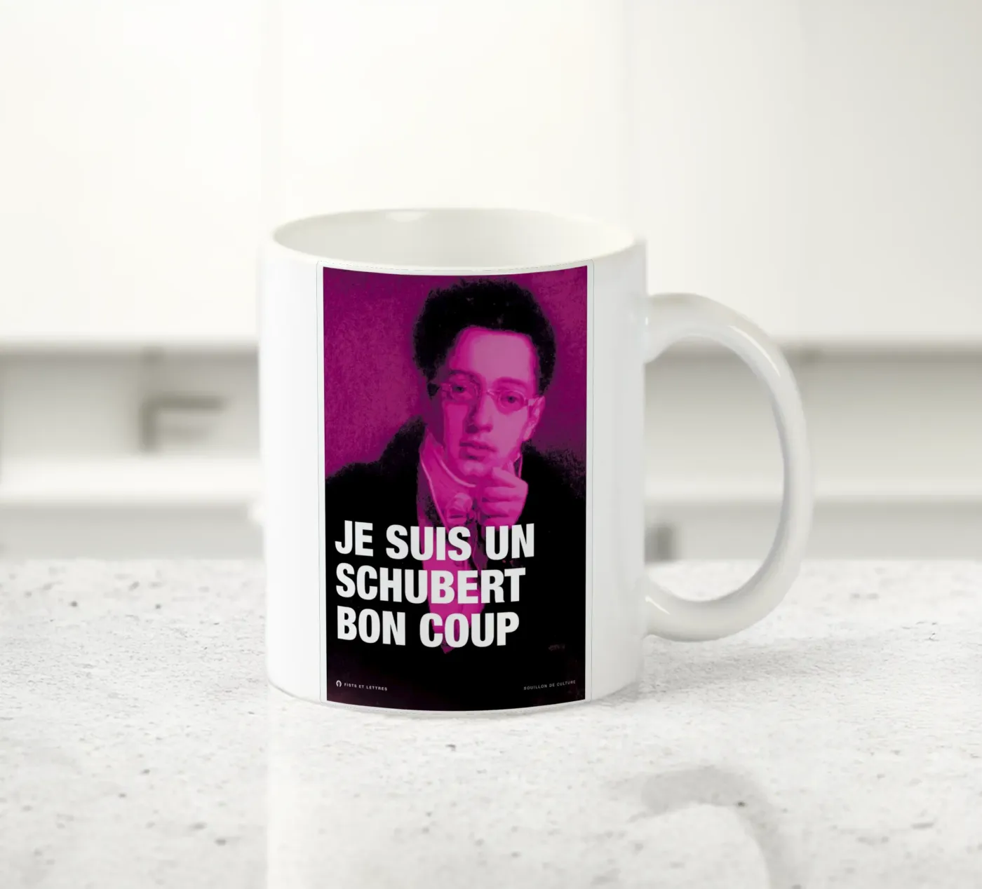 Schubert ceramic mug by Fists Et Lettres