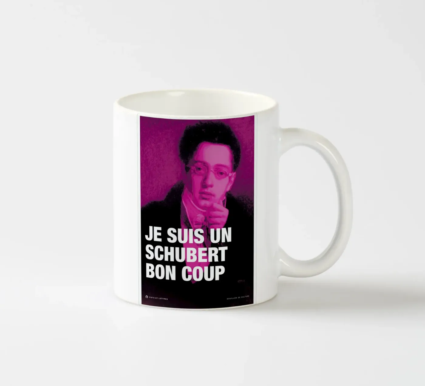 Schubert ceramic mug by Fists Et Lettres