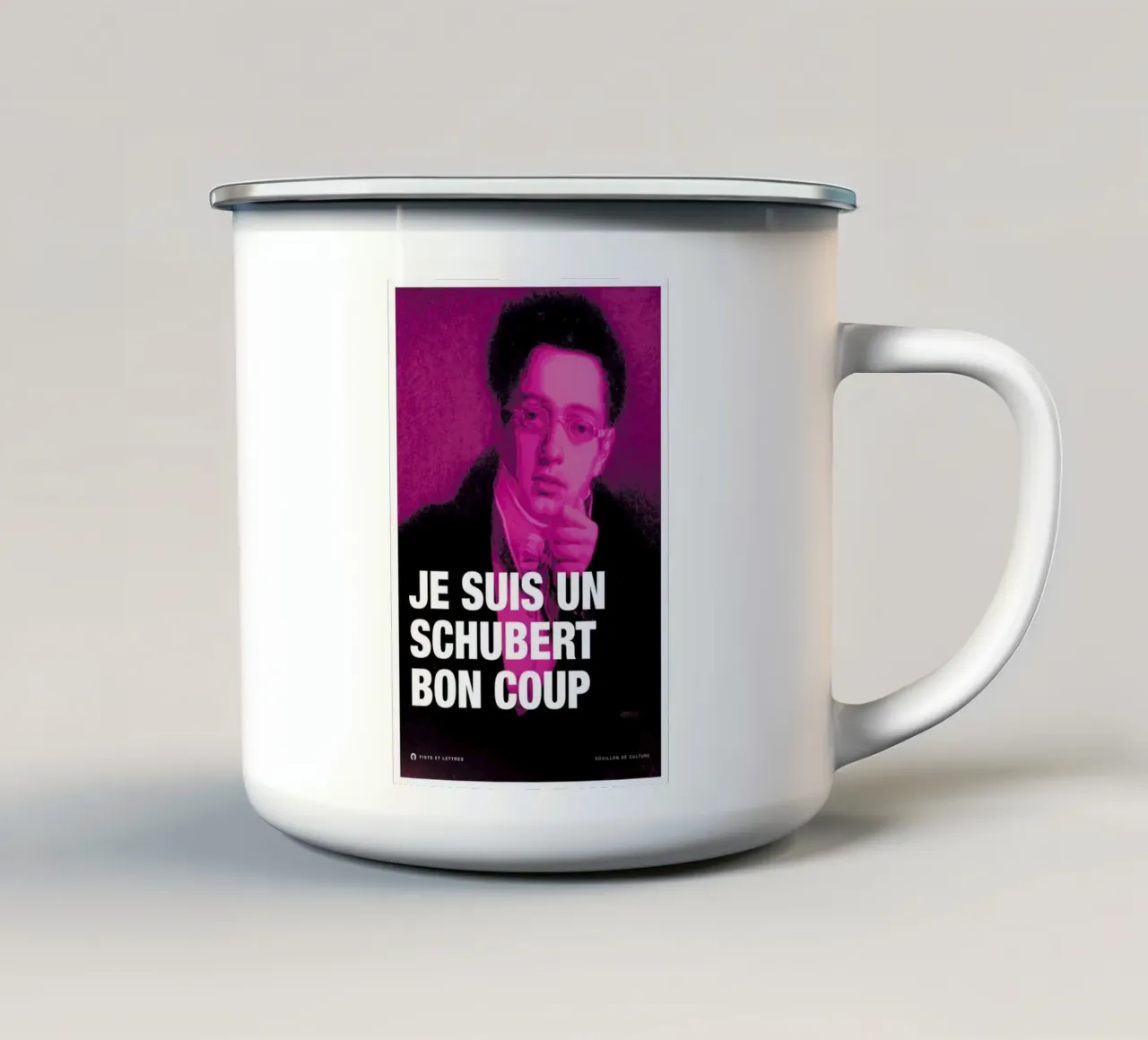 Schubert tazza in smalto da Fists Et Lettres