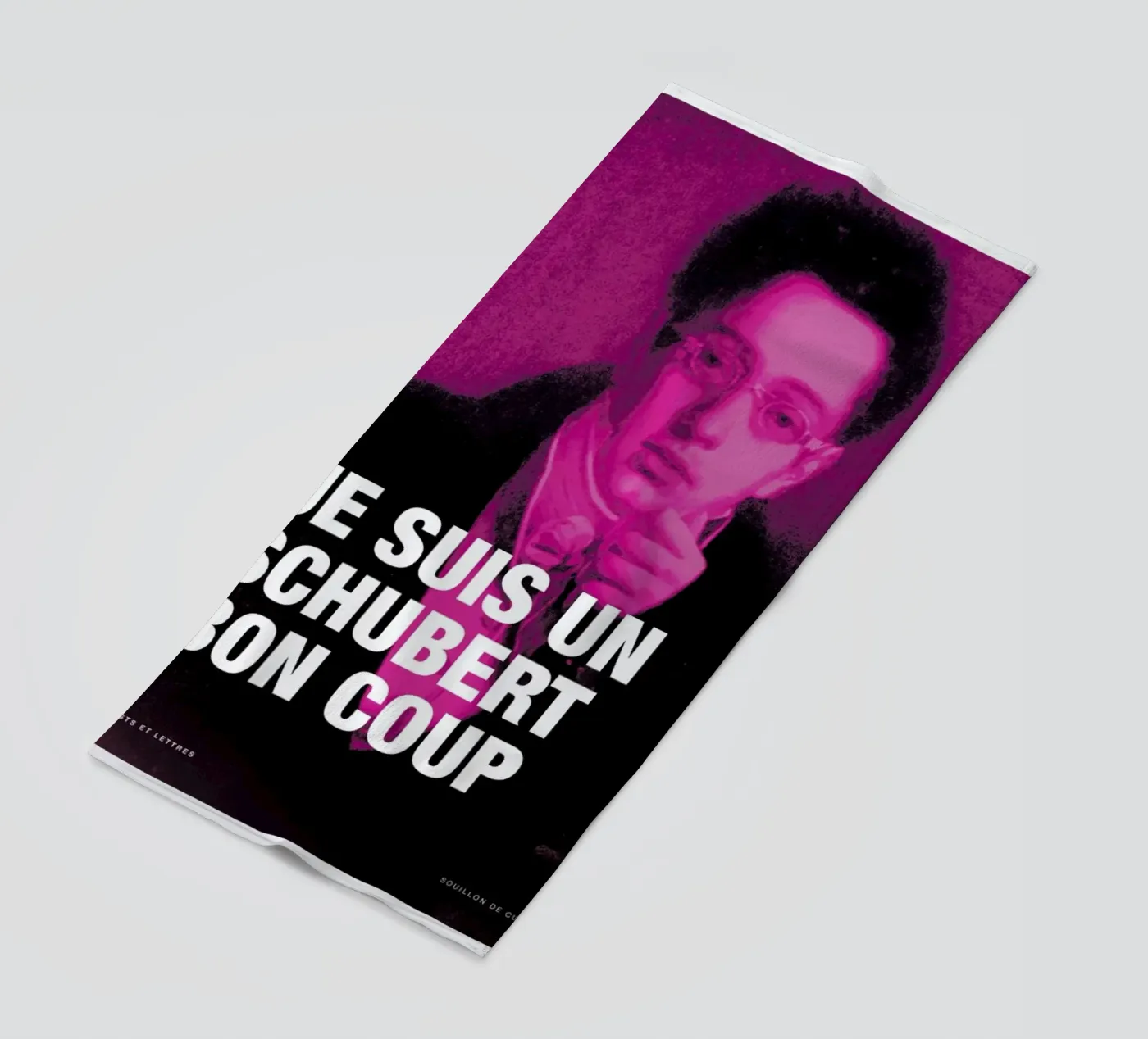 Schubert beach towel by Fists Et Lettres