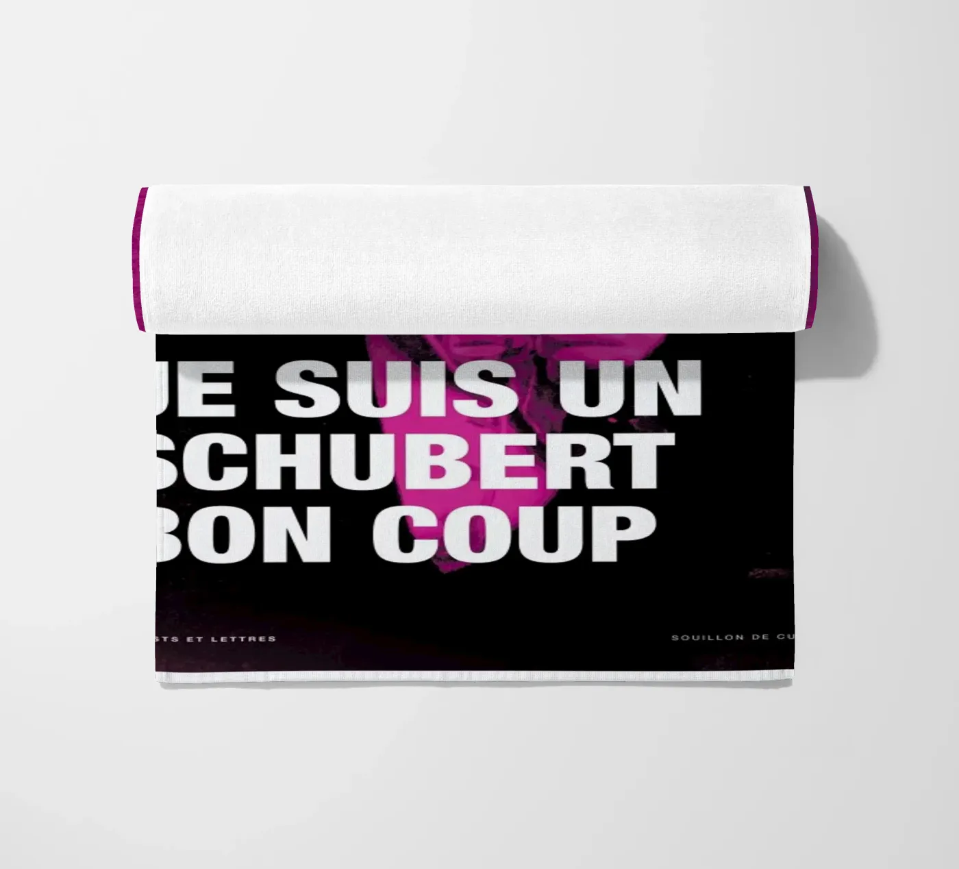 Schubert beach towel by Fists Et Lettres